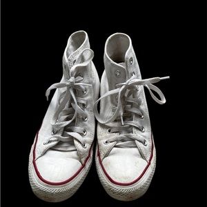 White high top converse